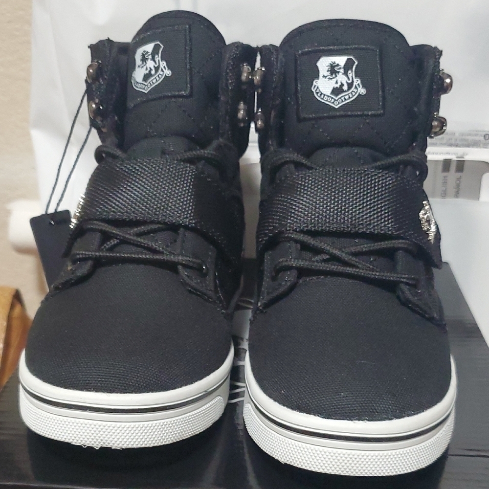 Atlas II Black and White Sneakers - Picture 3 of 12